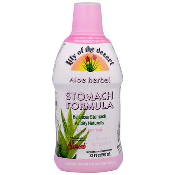 Lily of the Desert, Aloe Herbal Stomach Formula, Mint, 32 fl oz (960 ml)