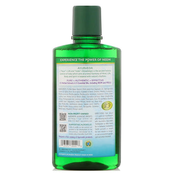 Auromere, Ayurvedic Mouthwash with Neem & Peelu, Alcohol-Free, 16 oz (473 ml)