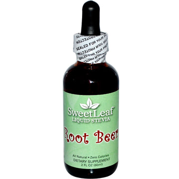 Wisdom Natural, SweetLeaf, Liquid Stevia, Root Beer, 2 fl oz (60 ml)