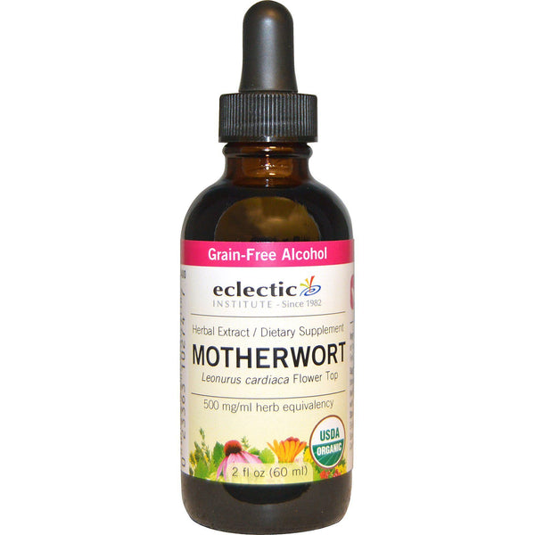Eclectic Institute, Motherwort, 2 fl oz (60 ml) - The Supplement Shop