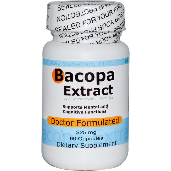 Advance Physician Formulas, Bacopa Extract, 225 mg, 60 Capsules - The Supplement Shop