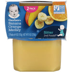 Gerber, Banana Orange Medley, 2 Packs, 4 oz (113 g) Each - The Supplement Shop