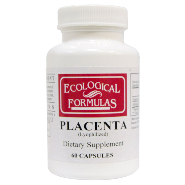 Ecological Formulas, Placenta (Lyophilized), 60 Capsules - The Supplement Shop