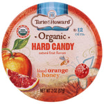 Torie & Howard, Organic, Hard Candy, Blood Orange & Honey, 2 oz (57 g) - The Supplement Shop