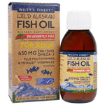 Wiley's Finest, Wild Alaskan Fish Oil, For Kids!, Beginner's DHA, Natural Strawberry Watermelon Flavor, 650 mg, 4.23 fl oz (125 ml) - The Supplement Shop