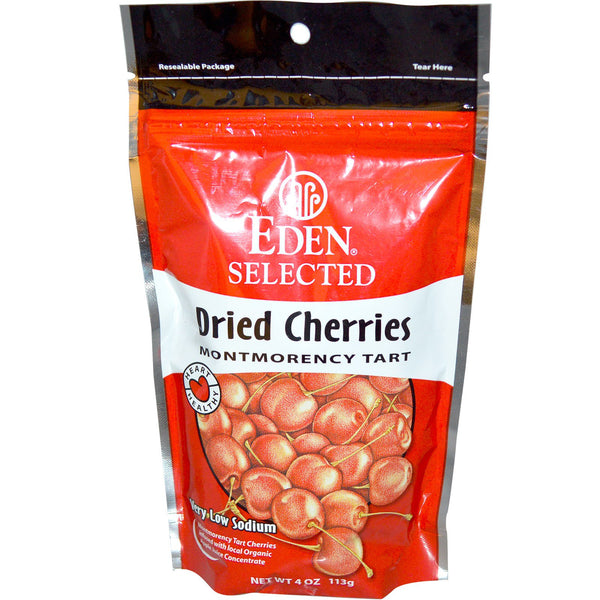 Eden Foods, Selected, Dried Cherries Montmorency Tart, 4 oz (113 g) - The Supplement Shop