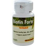 Enzymatic Therapy, Biotin Forte, 3 mg with Zinc, 60 Tablets - The Supplement Shop