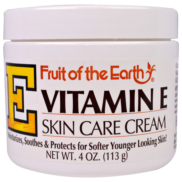 Fruit of the Earth, Vitamin E, Skin Care Cream, 4 oz (113 g) - The Supplement Shop