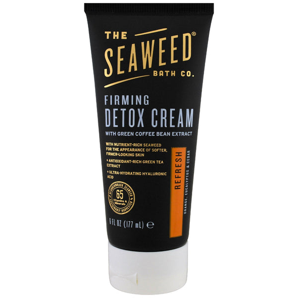 The Seaweed Bath Co., Firming Detox Cream, Refresh, Orange, Eucalyptus & Cedar, 6 fl oz (177 ml) - The Supplement Shop