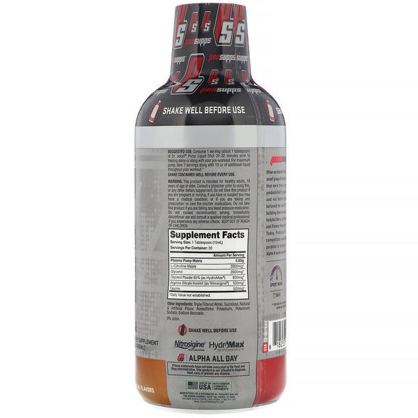 ProSupps, Dr. Jekyll, Pump, Stimulant-Free, Orange Sherbet, 15.2 oz (450 ml) - The Supplement Shop