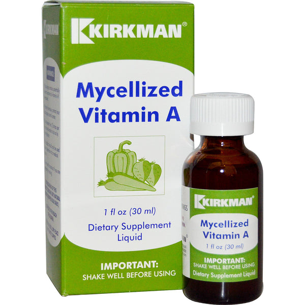 Kirkman Labs, Mycellized Vitamin A Liquid, 1 fl oz (30 ml) - The Supplement Shop