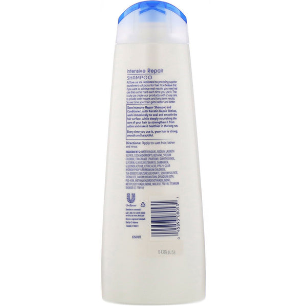 Dove, Nutritive Solutions, Intensive Repair Shampoo, 12 fl oz (355 ml) - The Supplement Shop