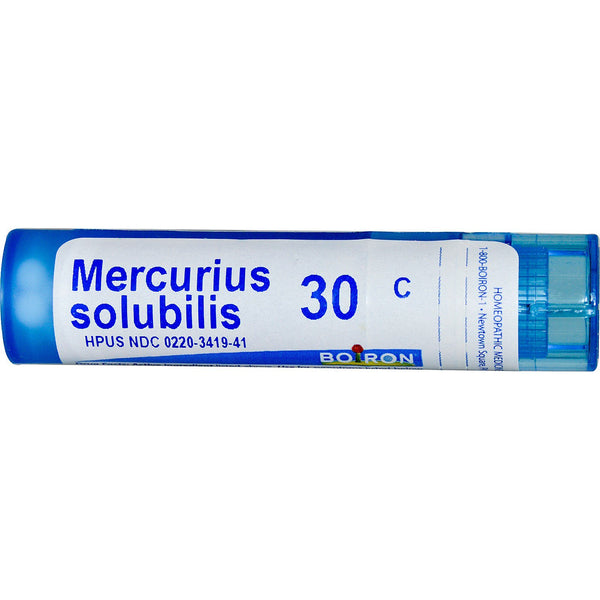 Boiron, Single Remedies, Mercurius Solubilis, 30C, Approx 80 Pellets - The Supplement Shop