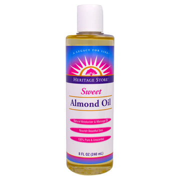 Heritage Store, Sweet Almond Oil, 8 fl oz (240 ml)