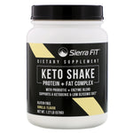Sierra Fit, Keto Shake, Vanilla Flavor, 1.27 lbs (578 g) - The Supplement Shop