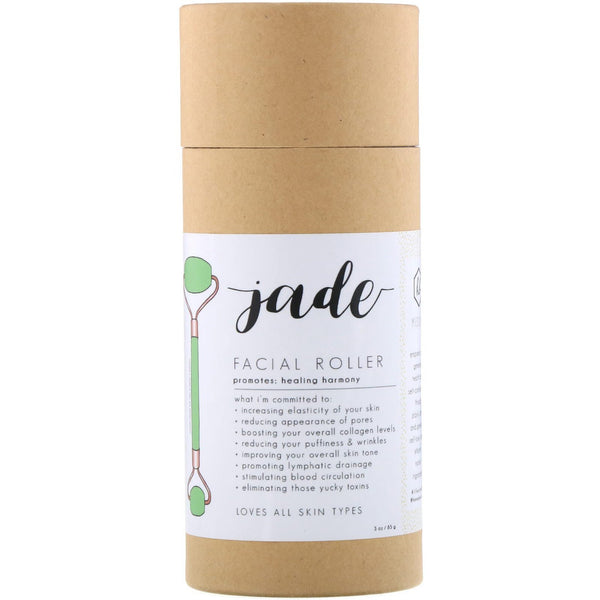 Honey Belle, Jade Facial Roller, 1 Roller - The Supplement Shop