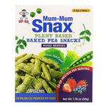 Hot Kid, Mum-Mum Snax, Baked Pea Snacks, Mixed Berries, 5 Pouches, 1.76 oz (50 g) - The Supplement Shop