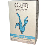 Quinn Popcorn, Microwave Popcorn, Vermont Maple & Sea Salt, 2 Bags, 3.6 oz (102 g) Each - The Supplement Shop