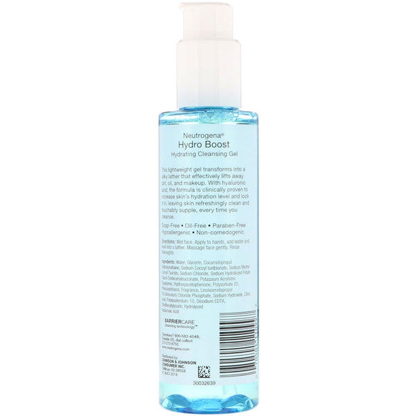 Neutrogena, Hydro Boost, Hydrating Cleansing Gel, 6.0 oz (170 g) - The Supplement Shop