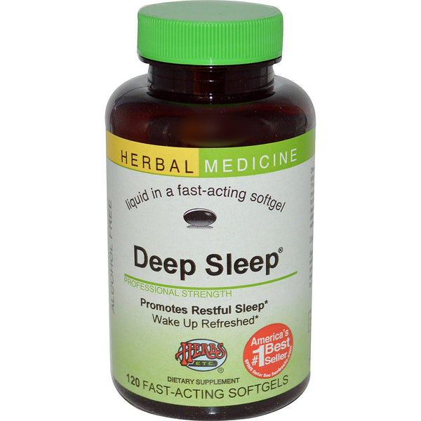 Herbs Etc., Deep Sleep, Alcohol Free, 120 Fast-Acting Softgels - The Supplement Shop