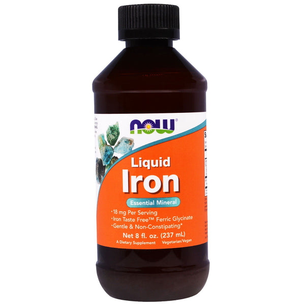 Now Foods, Iron Liquid, 8 fl oz (237 ml) - The Supplement Shop