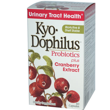 Kyolic, Kyo-Dophilus, Probiotics, Plus Cranberry Extract, 60 Capsules