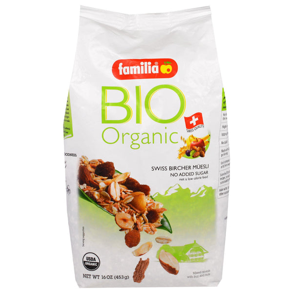 Familia, Bio Organic, Swiss Bircher Muesli, 16 oz (453 g) - The Supplement Shop