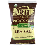 Kettle Foods, Organic Potato Chips, Sea Salt, 5 oz (142 g) - The Supplement Shop