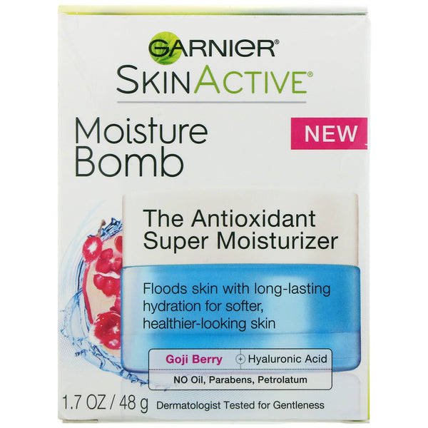 Garnier, SkinActive, Moisture Bomb, The Antioxidant Super Moisturizer, 1.7 oz (48 g) - The Supplement Shop