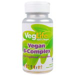 VegLife, B-Complex, Vegan, 100 Tablets - The Supplement Shop