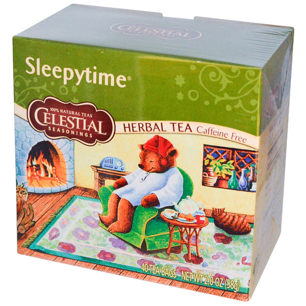 Celestial Seasonings, Herbal Tea, Caffeine Free, Sleepytime, 40 Tea Bags, 2.0 (58 g) - The Supplement Shop