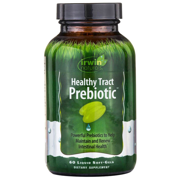 Irwin Naturals, Healthy Track Prebiotic, 60 Liquid Soft-Gels - The Supplement Shop
