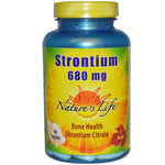 Nature's Life, Strontium, 680 mg, 60 Tablets - The Supplement Shop