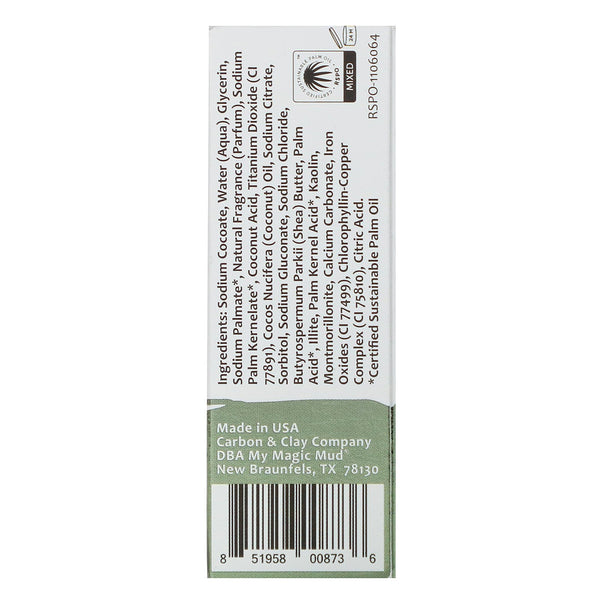 My Magic Mud, Clarifying Brightening Face Soap, French Green Clay, 3.75 oz (106.3 g) - The Supplement Shop
