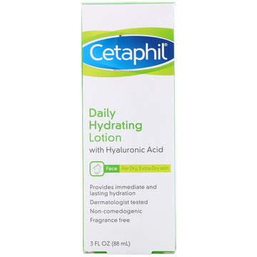 Cetaphil, Daily Hydrating Lotion with Hyaluronic Acid, 3 fl oz (88 ml)