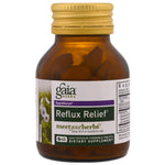 Gaia Herbs, Reflux Relief, 45 Easy Dissolve Chewable Tablets - The Supplement Shop
