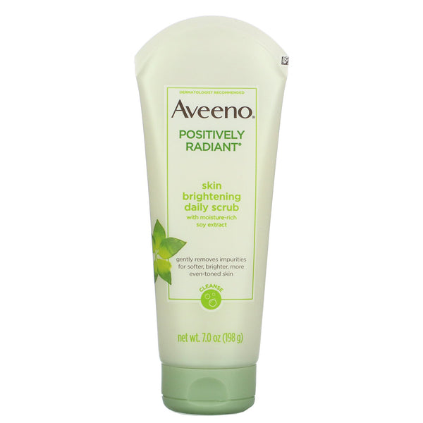 Aveeno, Positively Radiant, Skin Brightening Daily Scrub, 7.0 oz (198 g) - The Supplement Shop