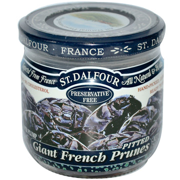St. Dalfour, Giant French Prunes, Pitted, 7 oz (200 g)