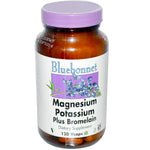 Bluebonnet Nutrition, Magnesium Potassium Plus Bromelain, 120 Vcaps - The Supplement Shop