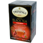 Twinings, Premium Black Tea, Mixed Berry, 20 Tea Bags, 1.41 oz (40g) - The Supplement Shop