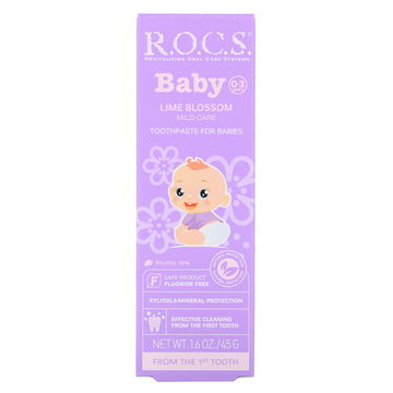 R.O.C.S., Baby, Lime Blossom Toothpaste, 0-3 Years, 1.6 oz (45 g)
