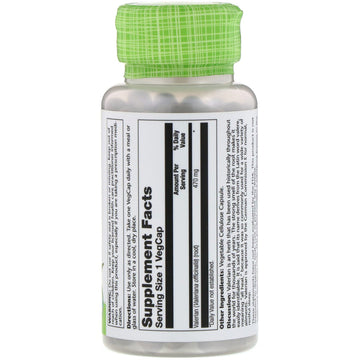 Solaray, Valerian, 470 mg, 100 VegCaps