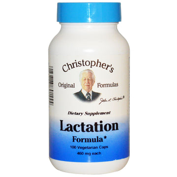 Christopher's Original Formulas, Lactation Formula, 460 mg, 100 Vegetarian Caps
