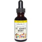 Eclectic Institute, Herbs For Kids, St. John's Wort, Black Cherry Flavor, 1 fl oz (30 ml) - The Supplement Shop