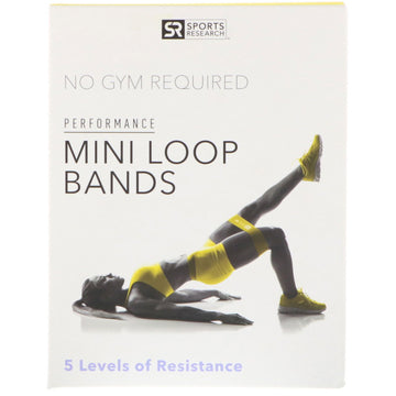 Sports Research, Mini Loop Bands, 5 Loop Bands