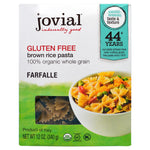 Jovial, Organic Brown Rice Pasta, Farfalle, 12 oz (340 g) - The Supplement Shop