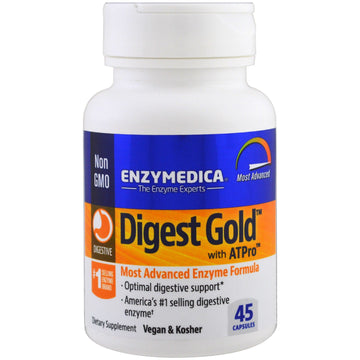Enzymedica, Digest Gold with ATPro, 45 Capsules