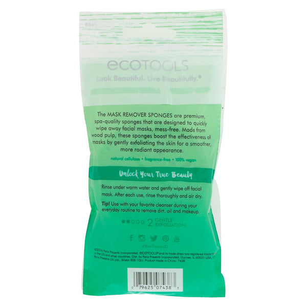 EcoTools, Mask Remover Sponges, 2 Sponges - The Supplement Shop