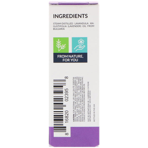Artnaturals, Lavender Oil, .50 fl oz (15 ml) - The Supplement Shop