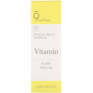 9Wishes, Ampule Serum, Vitamin, 0.85 fl oz (25 ml)